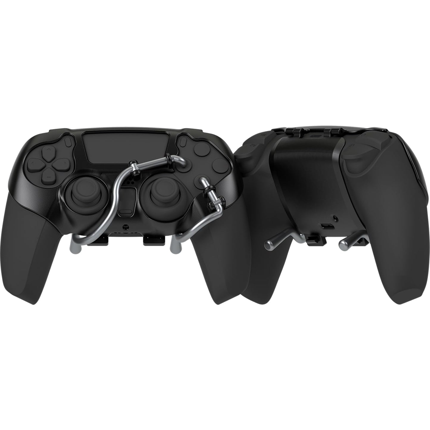 EXknight Leverback FPS Mechanical Paddles Attachment Back Buttons Gaming Paddles for PS5 Controller (Black)