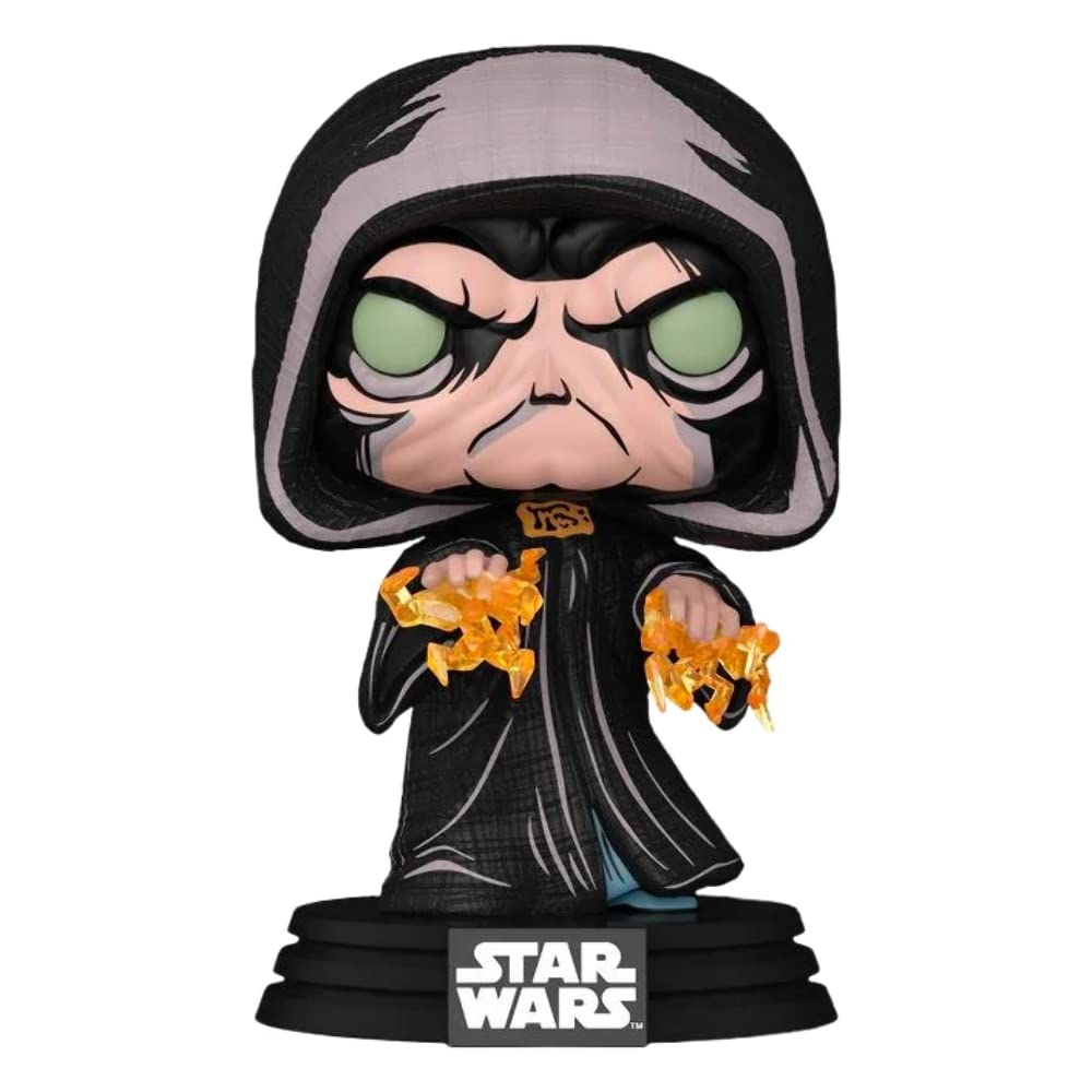 Funko Star Wars Retro Series Pop! Vinyl Figure - Palpatine 9 cm, Multicolor, Model FUN66624