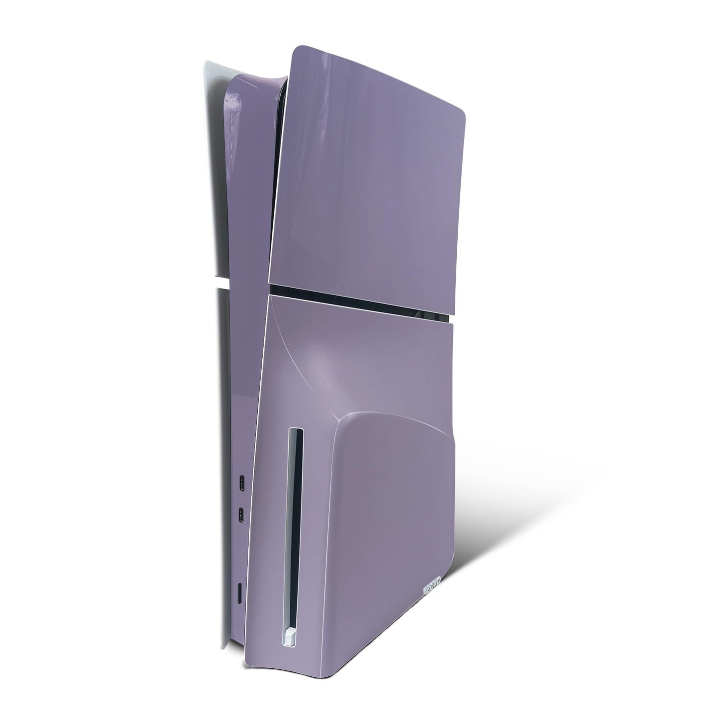 MightySkins Skin Compatible with PlayStation 5 Slim Disk Edition Console Only - Solid Lavender | Protective Durable and Unique Vinyl Decal wrap Cover | Easy to Apply | Made in The USA