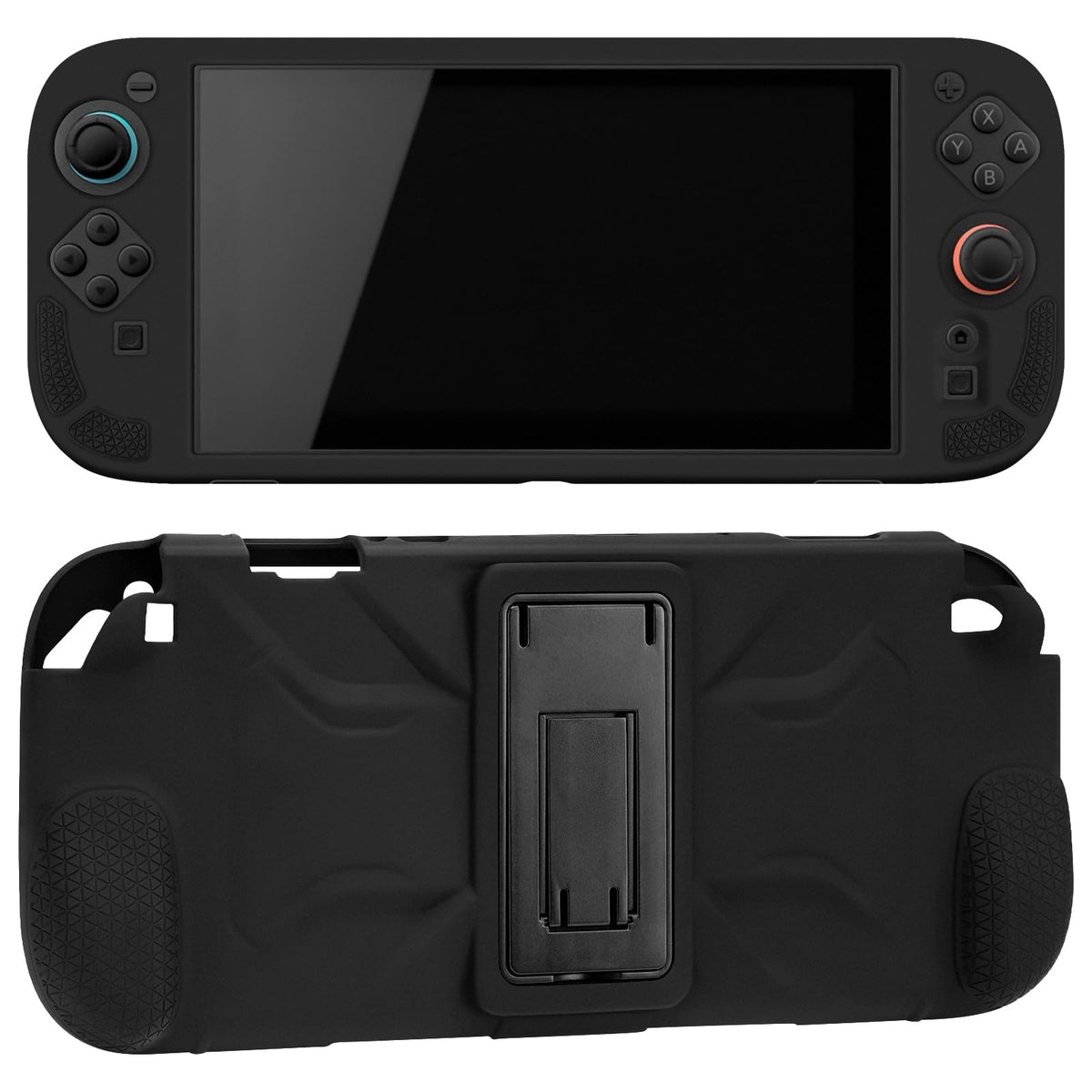 Geekria Silicone Protective Case Compatible with Nintendo Switch 2, Split Design Shockproof Anti-Scratch Shell, Game Accessories