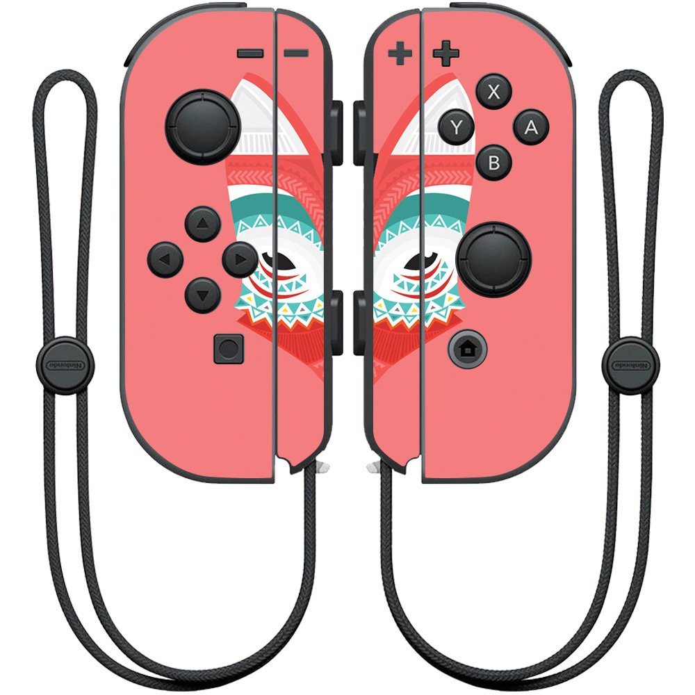 MightySkins Skin Compatible with Nintendo Joy-Con Controller wrap Cover Sticker Skins Aztec Fox