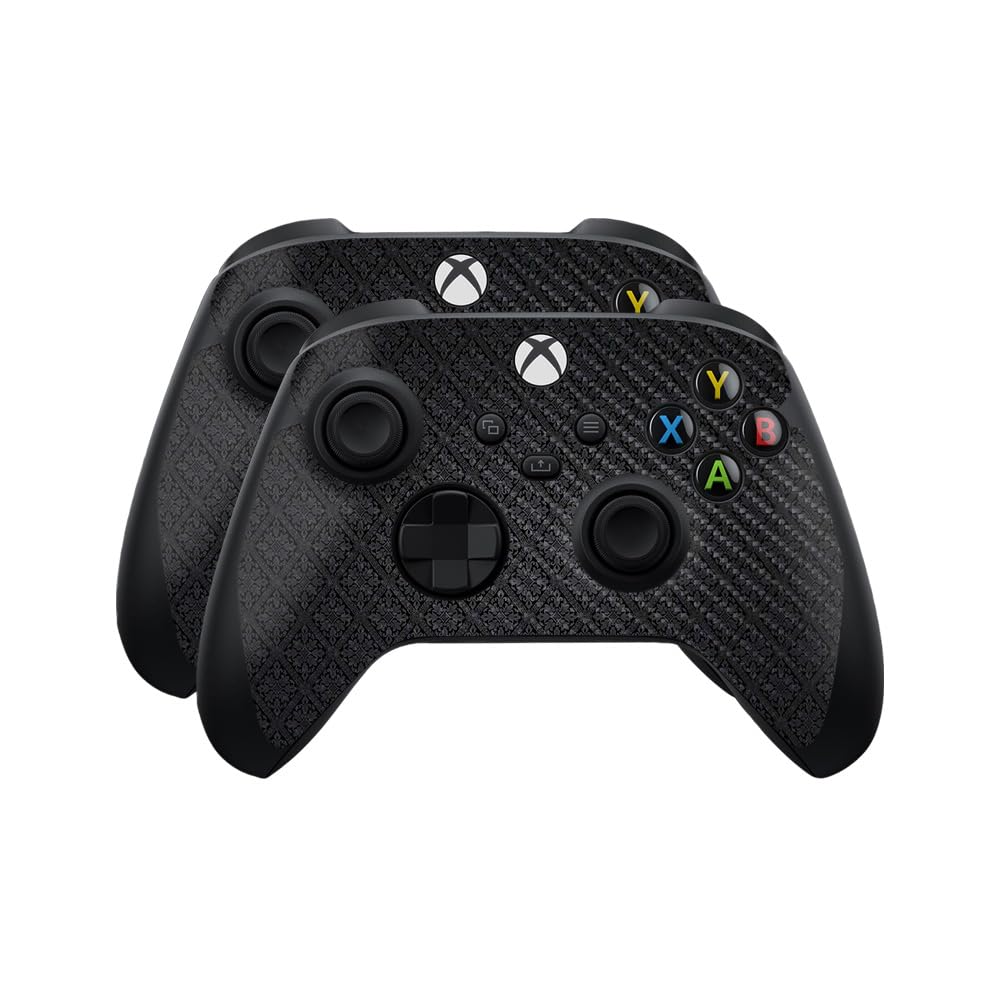 Carbon Fiber Skin Compatible with Microsoft Xbox Series X|S Controller (2 Pack) - Glamorous - Premium 3M Vinyl Protective Wrap Decal Cover - Easy to Apply | Crafted in The USA by MightySkins