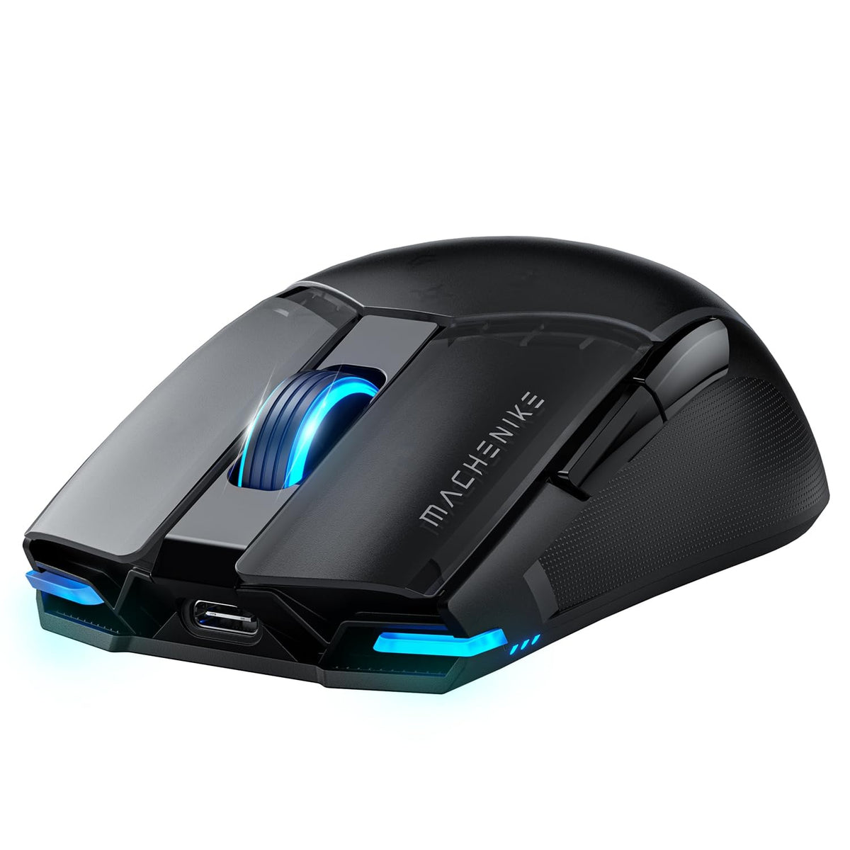 Machenike Wireless Gaming Mouse 26 000 DPI PAW3395 Sensor RGB Backlit Ergonomic Design 6 Programmable Buttons Long Battery Life Ultra-Lightweight Gaming Mice Compatible with PC Mac
