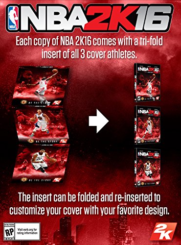 2K NBA 2K16 Video Game for Xbox 360 - Model 49596, Sports Simulation Game