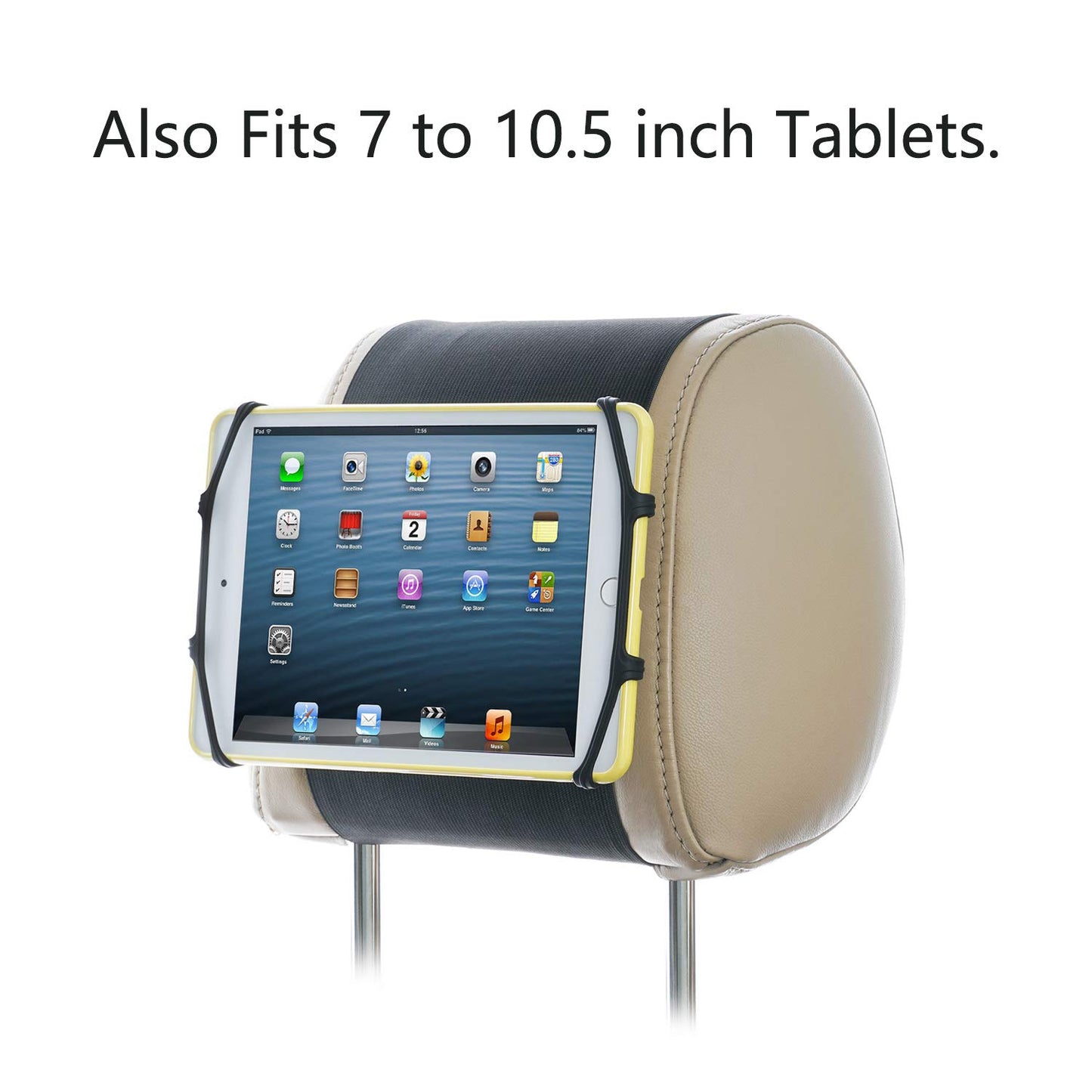 TFY Nintendo Switch Car Mount - Swivel Headrest Holder, Silicon Material