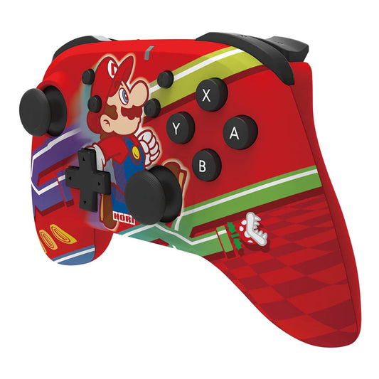 HORI Nintendo Switch Wireless HORIPAD Controller - Super Mario Edition, Red, Model NSW-310U, Officially Licensed By Nintendo