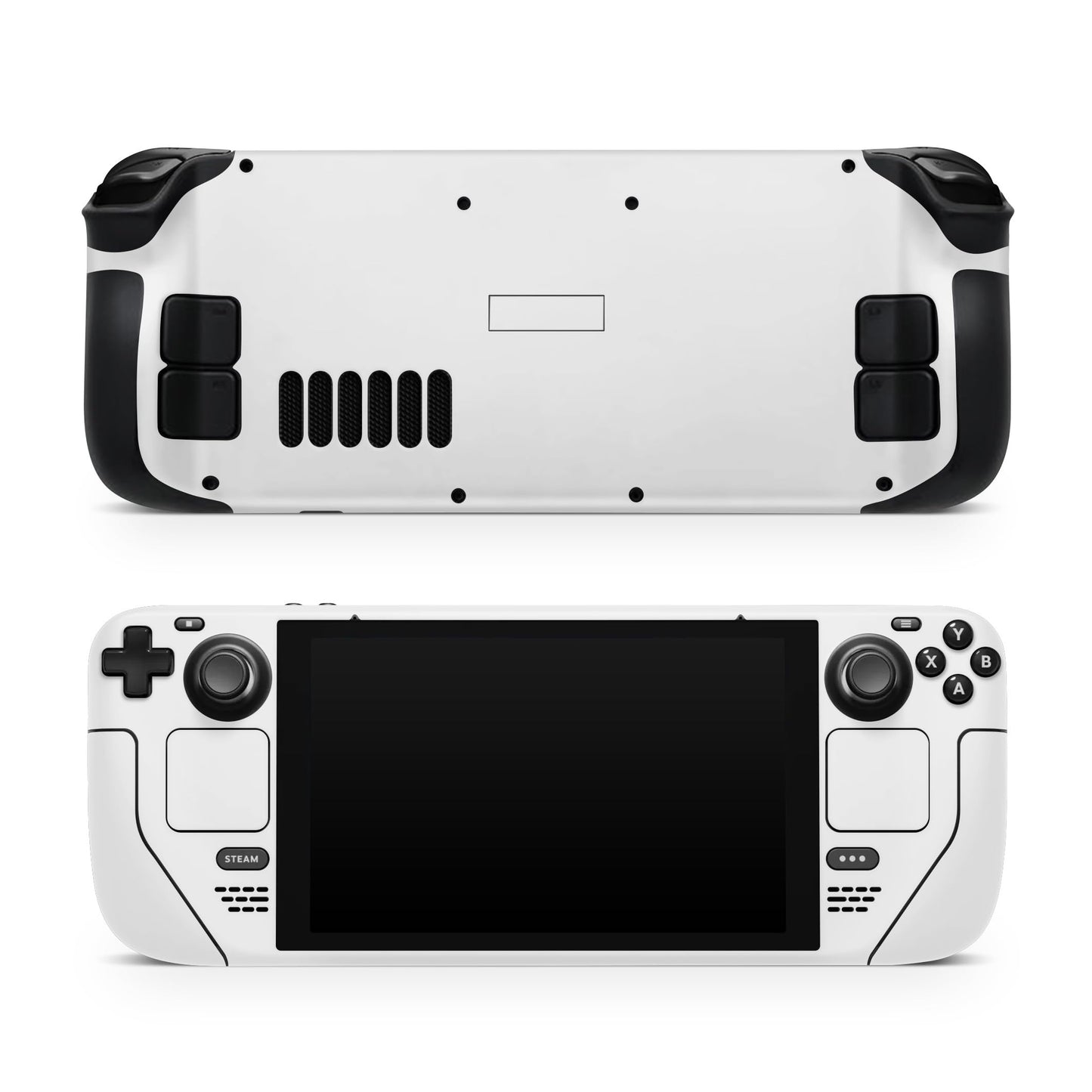 TACKY DESIGN Solid Color Skin - Steam Deck LCD & OLED Full Wrap Vinyl Decal Pastel Gray
