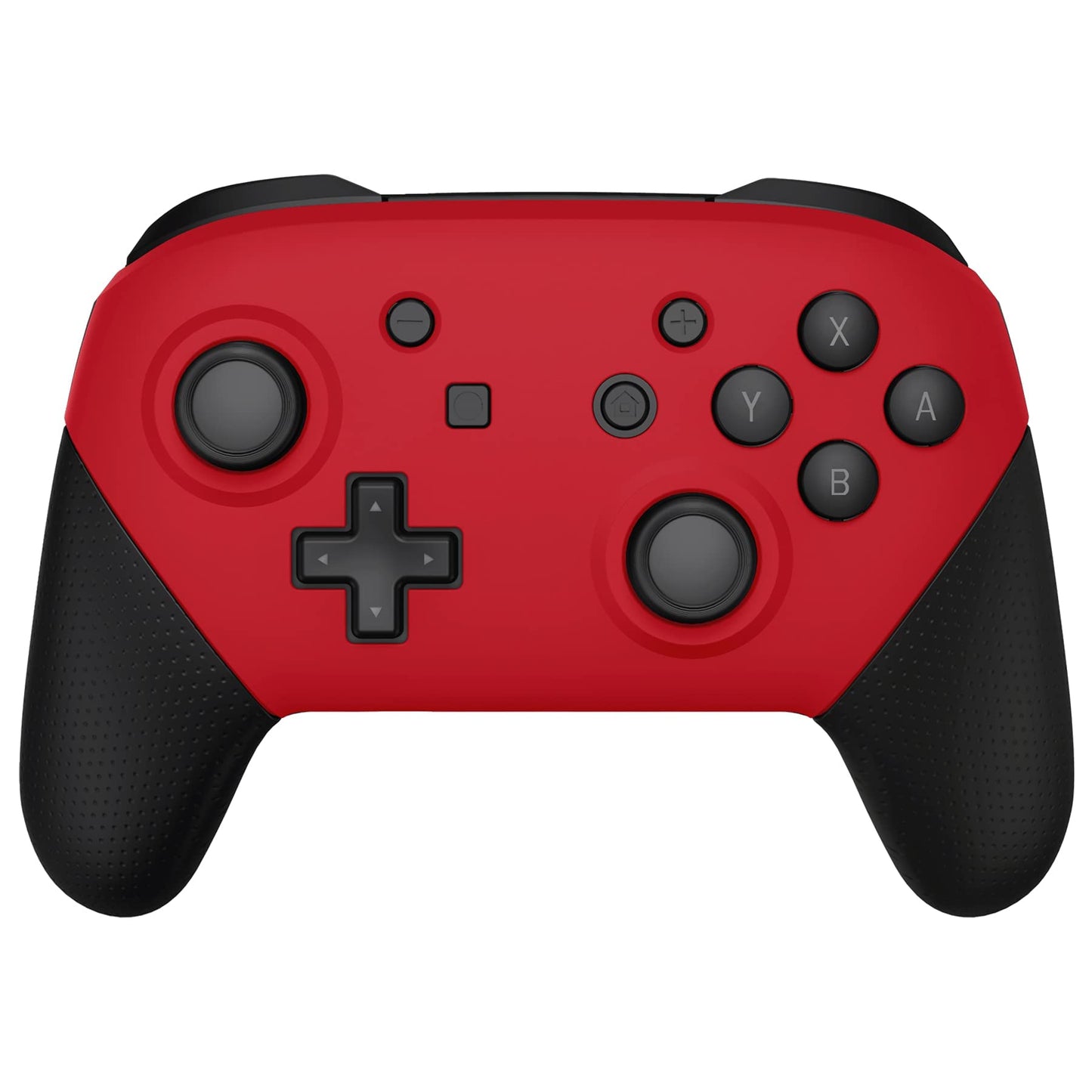 eXtremeRate Passion Red Faceplate and Backplate for Nintendo Switch Pro Controller Soft Touch DIY Replacement Shell Housing Case for Nintendo Switch Pro - Controller NOT Included