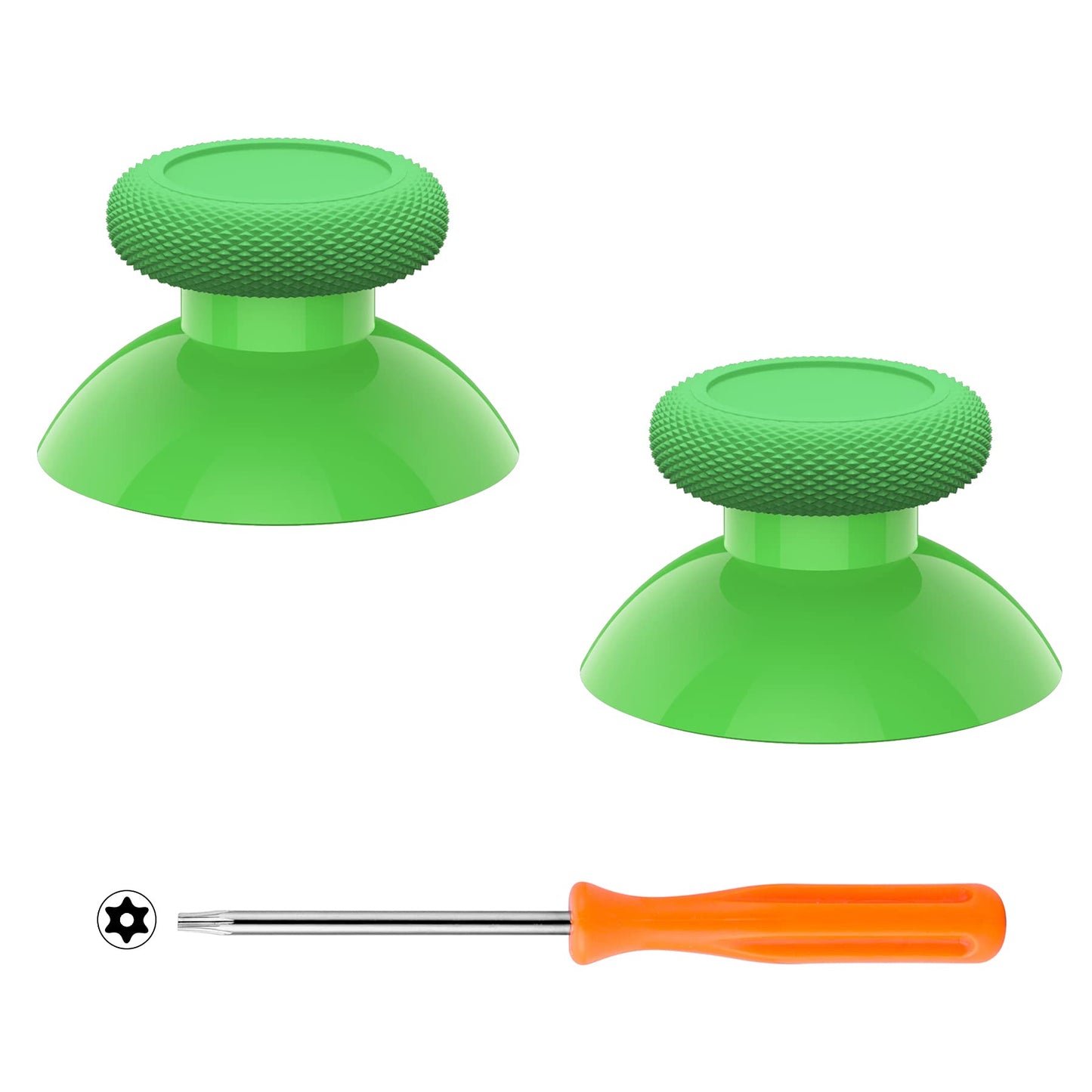 eXtremeRate Replacement Thumbsticks for Xbox Series X & S Controller Joysticks Repair Kit for Xbox Wireless Controller Custom Analog Stick Buttons for Xbox One S/X/fine design Controller - Green