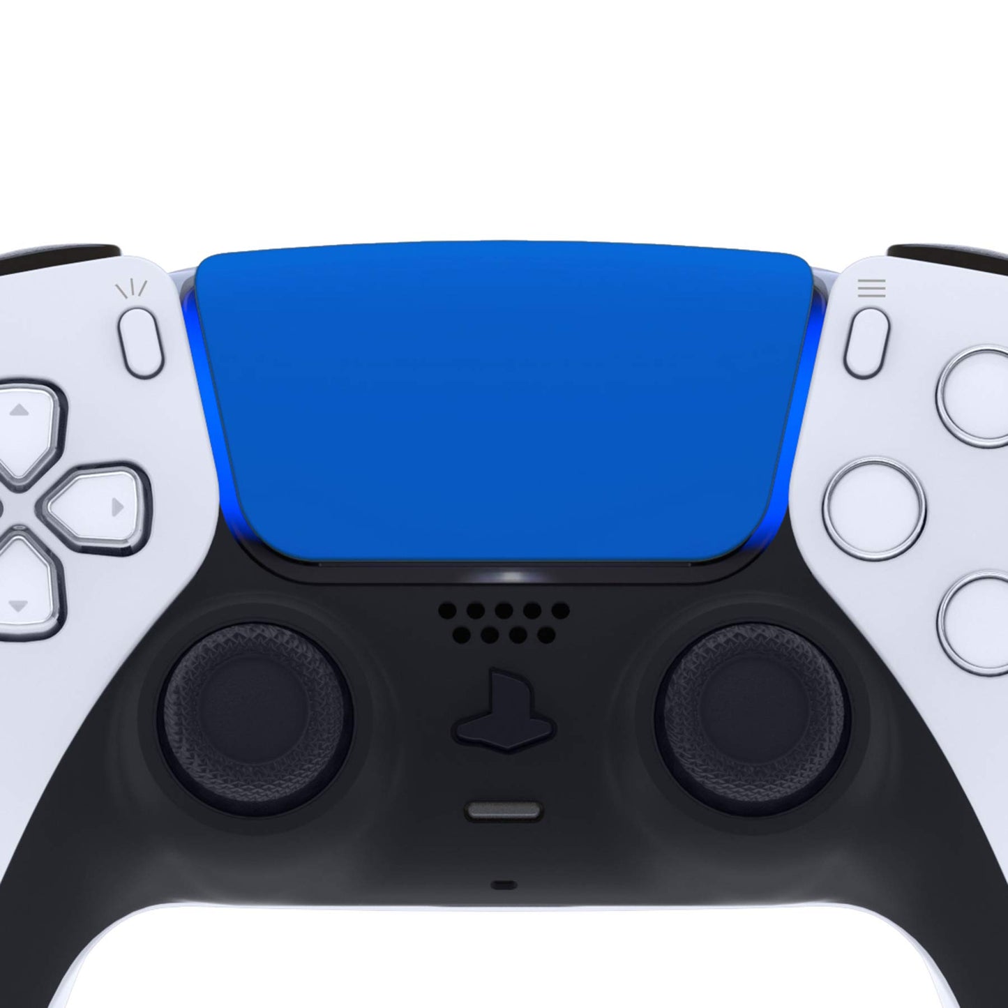 eXtremeRate Touchpad Cover for PS5 Controller BDM-010/020/030/040/050 - Soft Touch Blue Repair Part, Model JPF4005