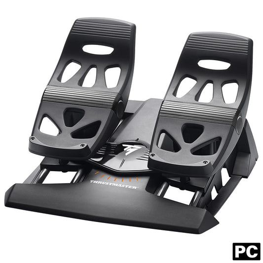 ThrustMaster TFRP Flight Rudder Pedals for PC/PS4 - Black, Model 2960764