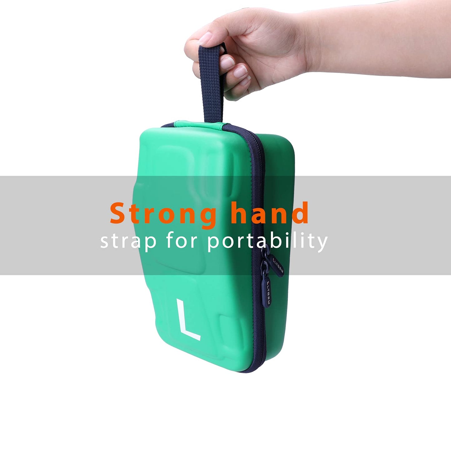 L LTGEM Storage Case for Nintendo Switch - Luigi Set Edition - Green Travel Bag