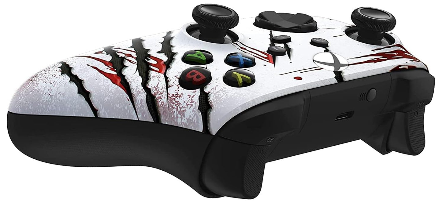 Custom Controllerzz Wireless Xbox Controller - Soft Touch Feel, X/S Slasher Design for Xbox Series X/S & One