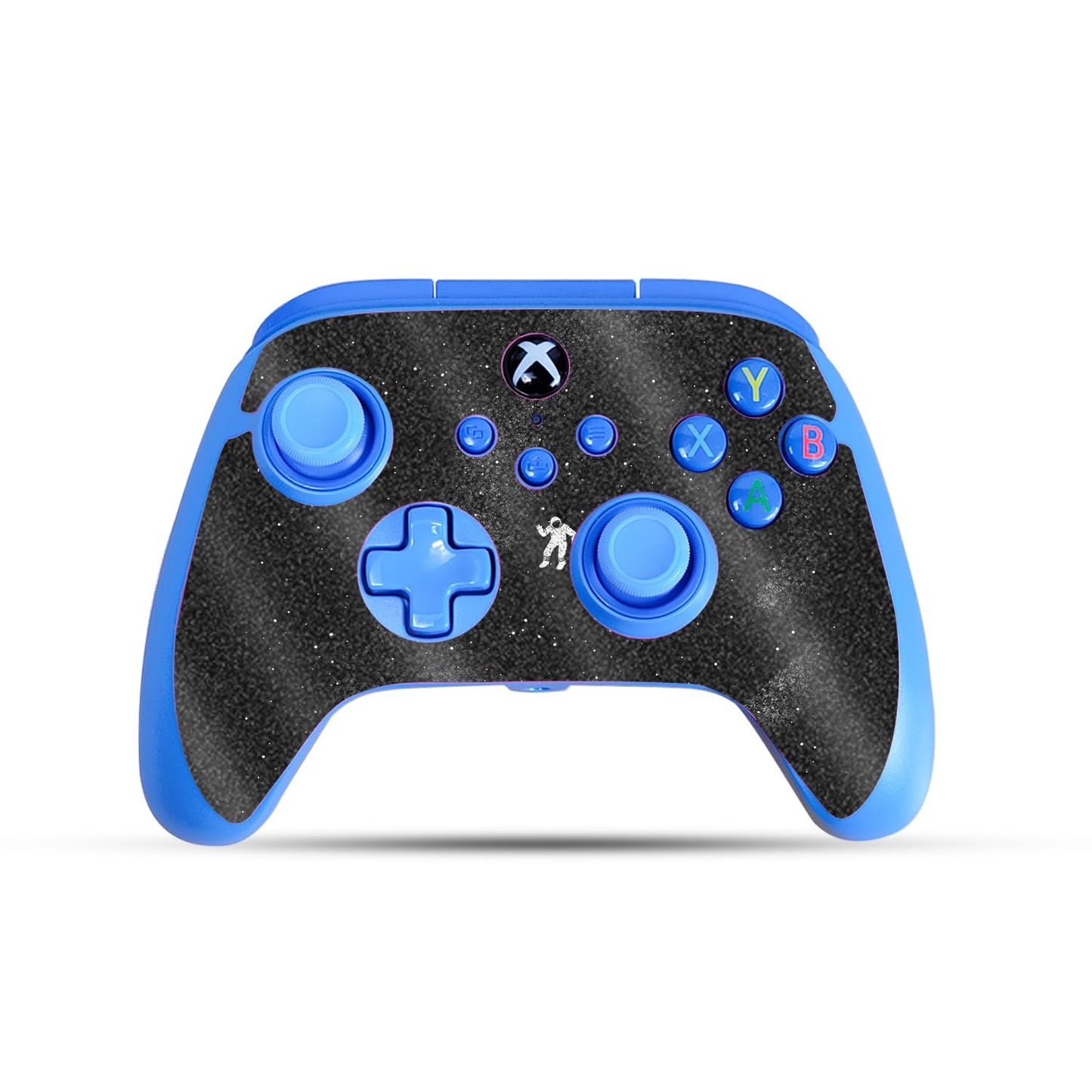 Glossy Glitter Gaming Skin Compatible With PowerA Xbox Series X|S Enhanced Wired Controller - Gravity - fine 3M Vinyl Protective Wrap Decal Cover - Easy To Apply | Crafted in the USA by MightySkins