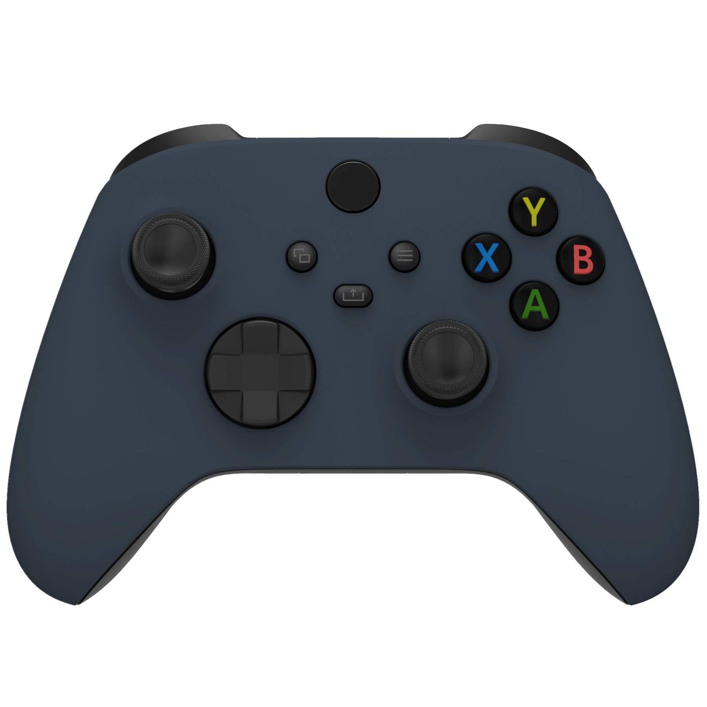 eXtremeRate Replacement Shell for Xbox Series X & S Controller - Personalized Upgrade - Midnight Blue Soft Touch Grip Custom Cov