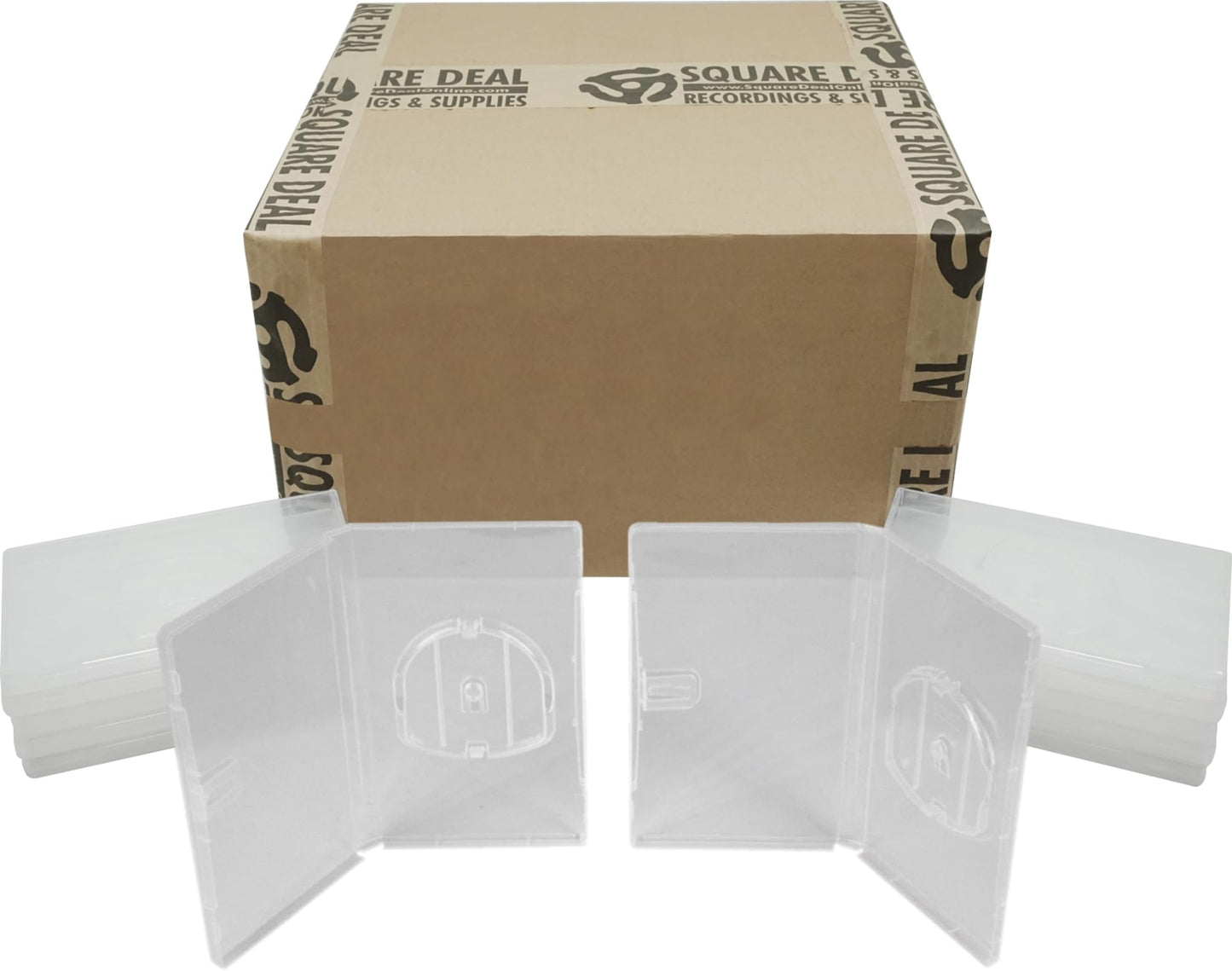 (25) Empty Clear 1 UMD Capacity 15MM Compatible with Sony PSP Replacement Boxes/Cases - #VGBR15PSPCL