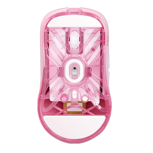 Lamzu Atlantis Mini Champion Edition Wireless Gaming Mouse - Ultra Lightweight 51g, 30000 DPI, Light Pink, Optical Switch, Symmetrical Design