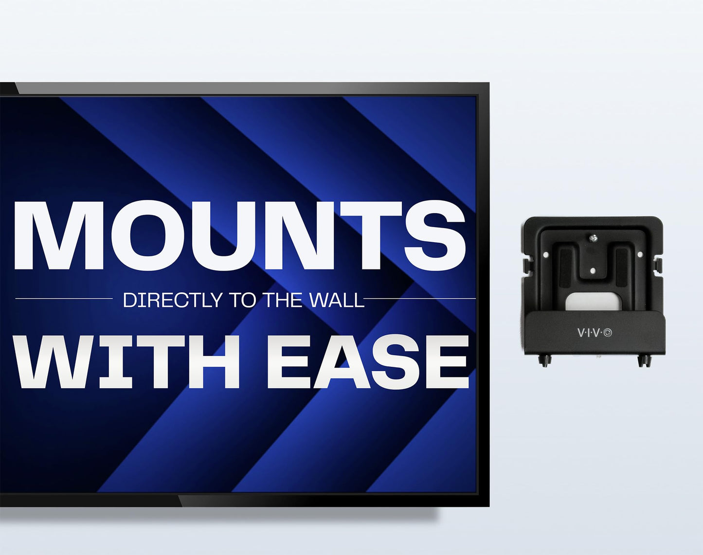 VIVO Nintendo Switch Wall Mount Bracket Kit, Adjustable Steel Holder, Black, Model MOUNT-ALL02