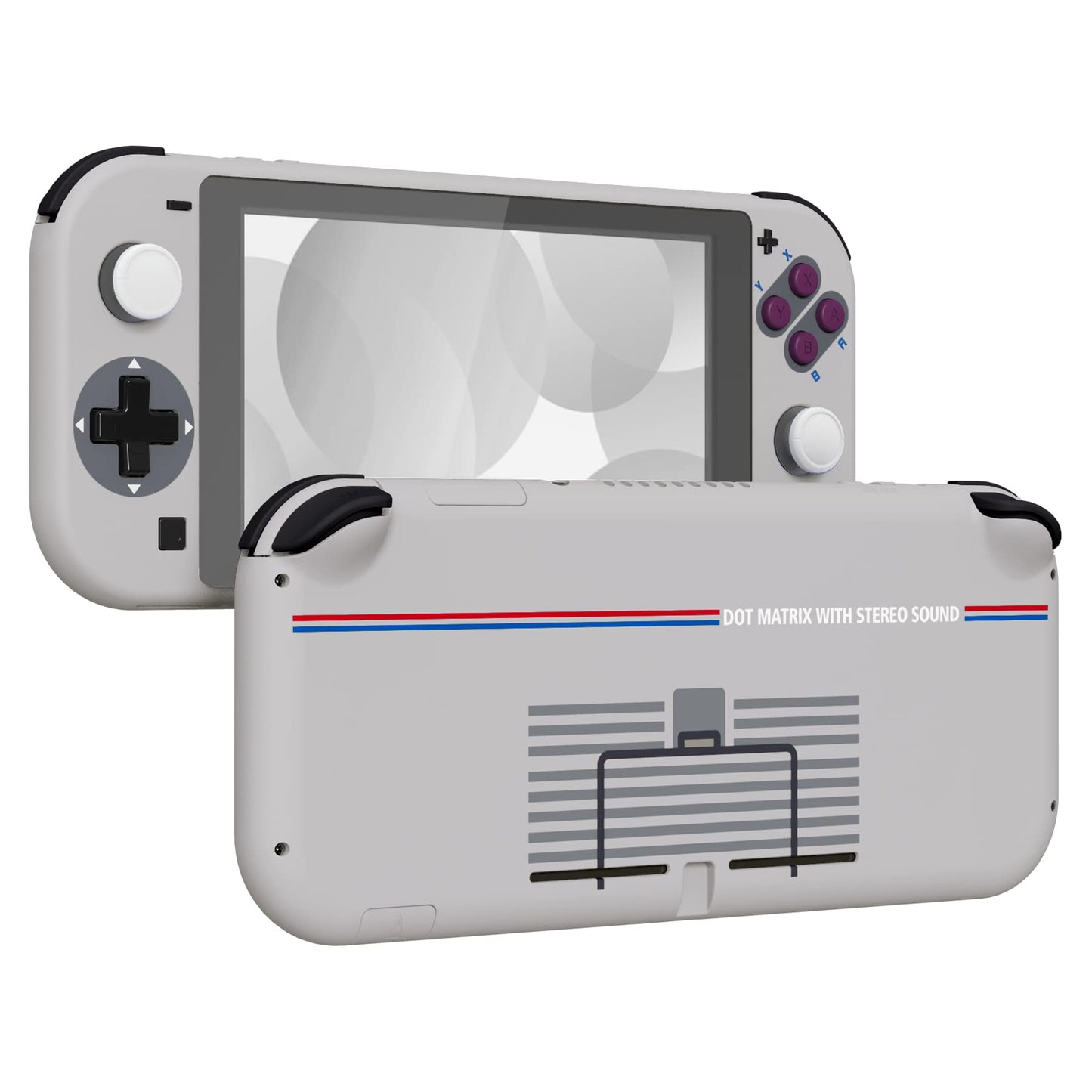 eXtremeRate Classic 1989 GB DMG-01 Style DIY Replacement Shell for Nintendo Switch Lite, NSL Handheld Controller Housing with Sc
