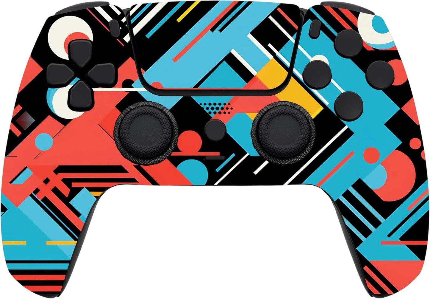 Custom Controllerzz Modded Wireless Custom Controller for PS5 - Compatible With All Shooting Games - Rapid Fire Dropshot Akimbo & More (Golden Waves)