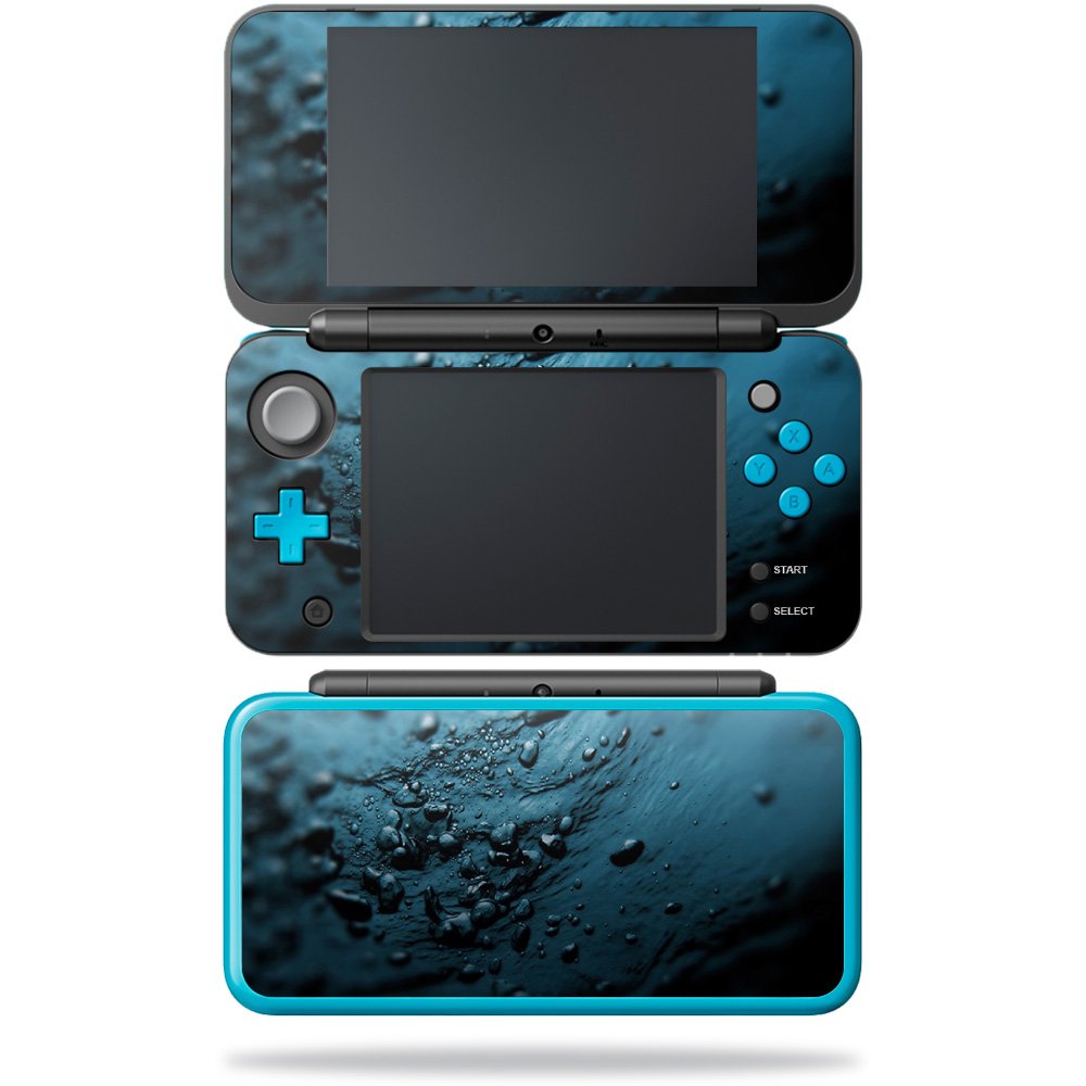MightySkins Skin Compatible with Nintendo New 2DS XL - Blue Storm | Protective, Durable, and Unique Vinyl Decal wrap Cover | Eas