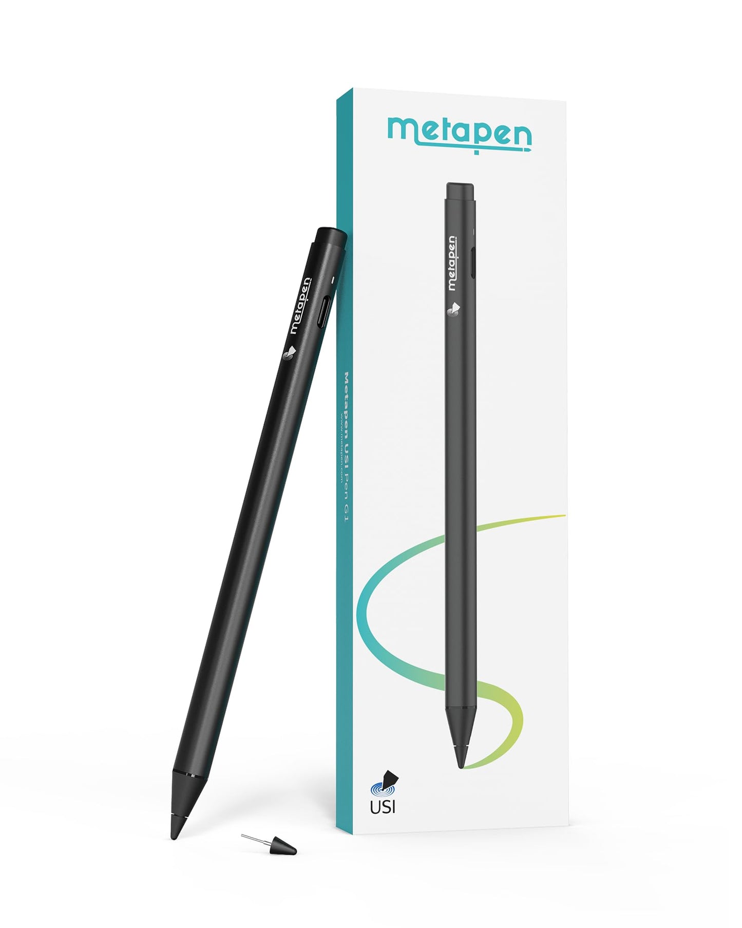 Metapen USI 2.0 Stylus Pen G1 for Fire Max 11 (2023 Release) USB-C Fast Charging 4096 Pressure Pen for Google Pixel Tablet Amazon Fire HD 10 (13th Gen 2023 Release) Lenovo/HP/Acer Chromebook
