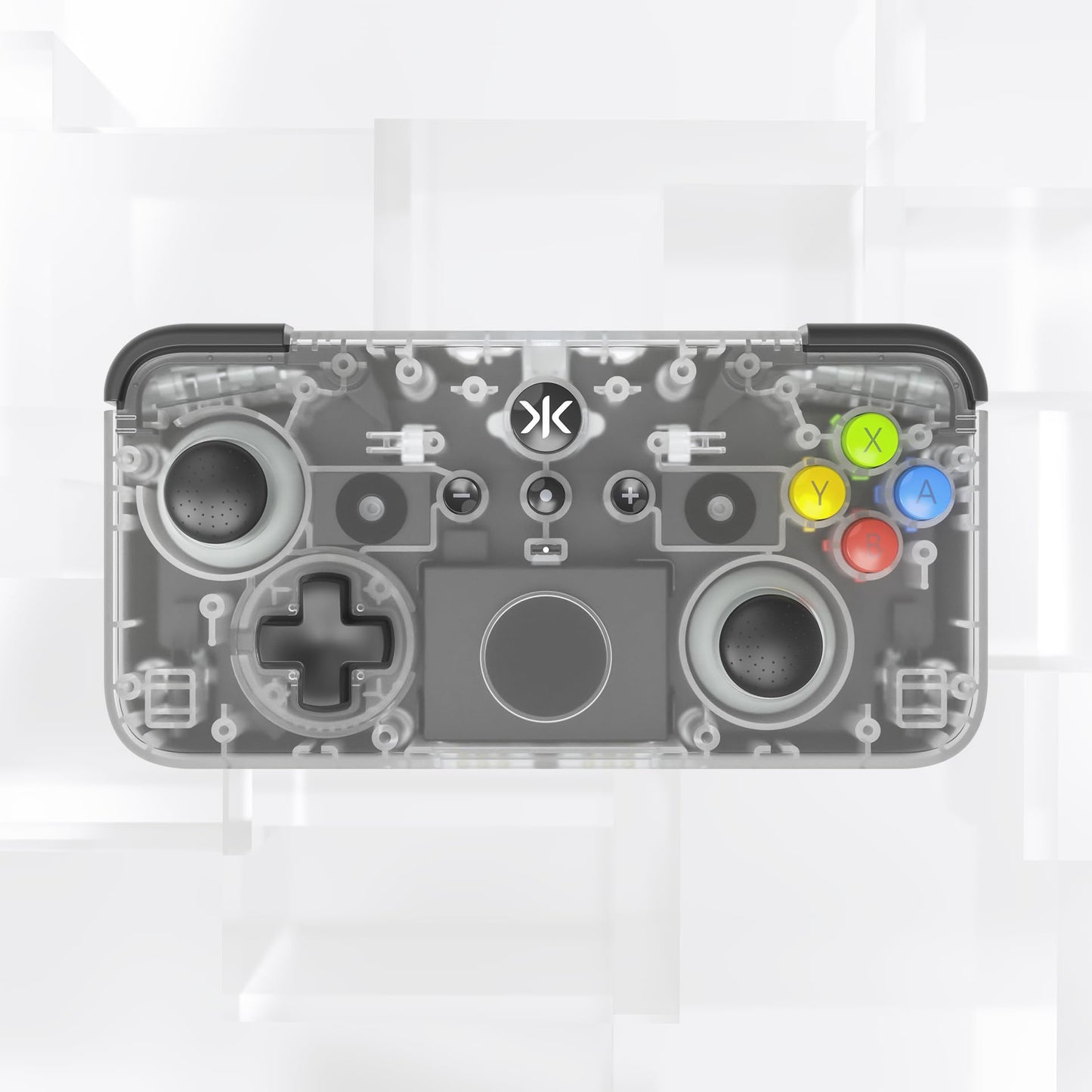 CRKD NEO S - Wireless Collectible Controller for Nintendo Switch/Switch 2 iPhone Android iPad PC Smart TV Steam Deck OLED Legion Go Rog Ally Gaming (Classic Clear)