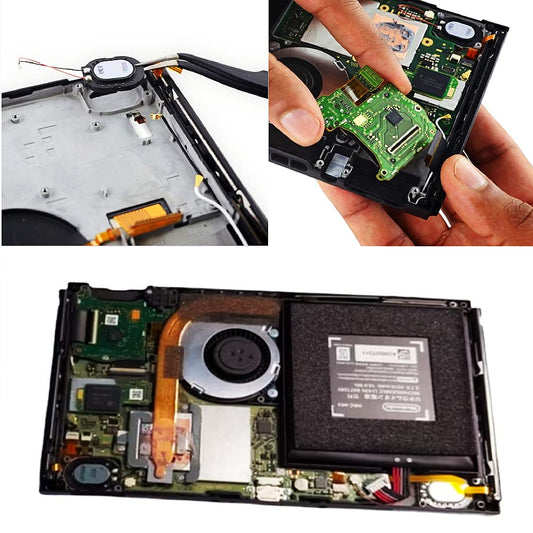 Komsunma 2-Pack Loudspeaker Replacement for Nintendo Switch NS 2017 with Repair Tool Kit