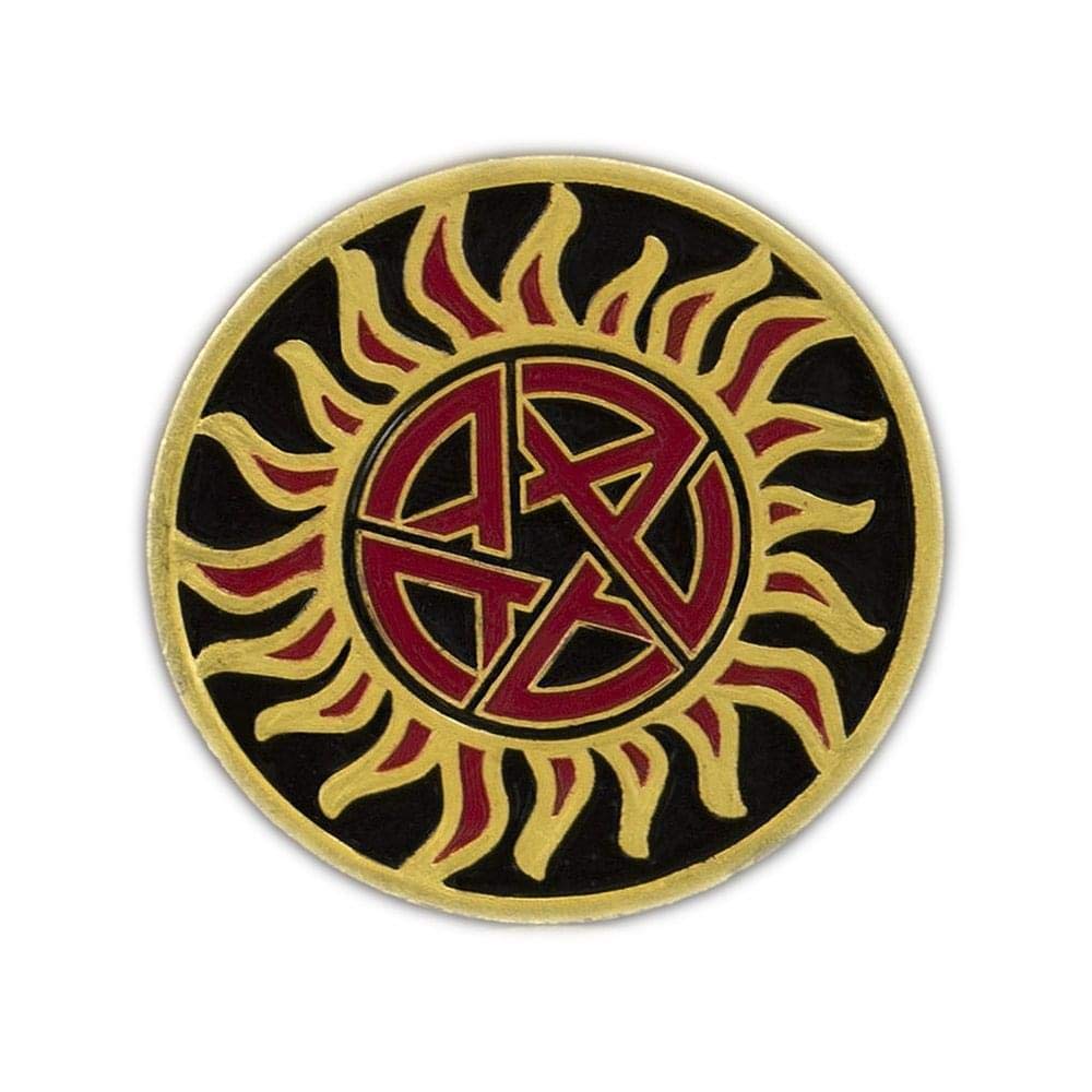 QMx Supernatural Hunter Challenge Coin Multi-Colored 5