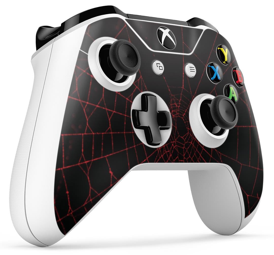 giZmoZ n gadgetZ Xbox One S Spider Console Skin Decal + 2 Controller Skins, Vinyl, GNG-XBS-SPIDERMAN-SKINS, Spider Color
