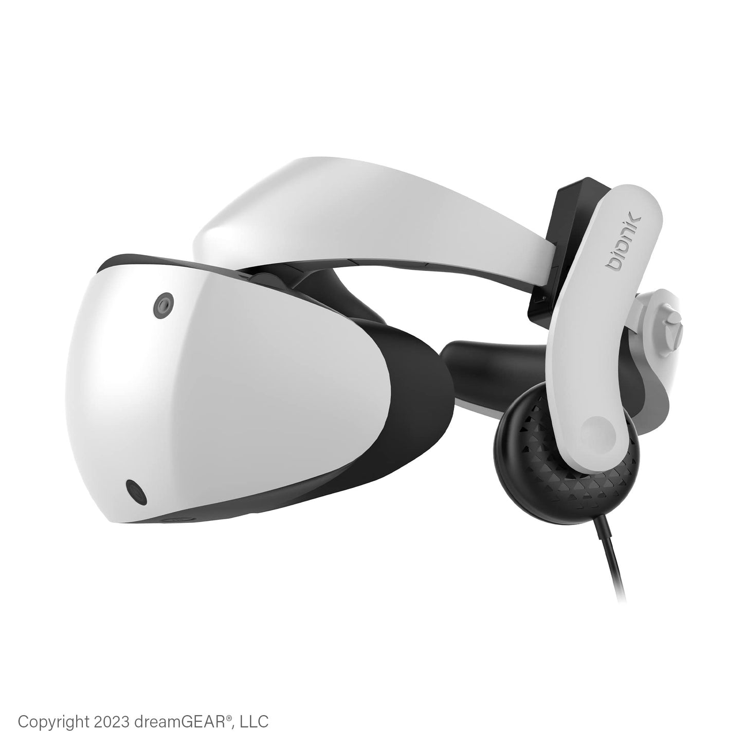 Bionik Mantis Attachable VR Headphones: Compatible with Playstation VR2 Adjustable Design Connects Directly to PSVR Hi-Fi Sound Sleek Design/PS4/PS5