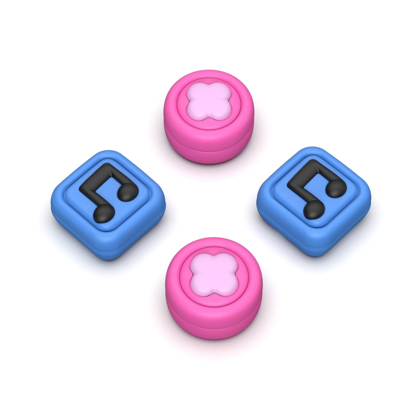 PlayVital Thumbs Cushion Caps Thumb Grip Caps for Nintendo Switch, Joystick Cover for Nintendo Switch Lite, Thumbstick Grips for