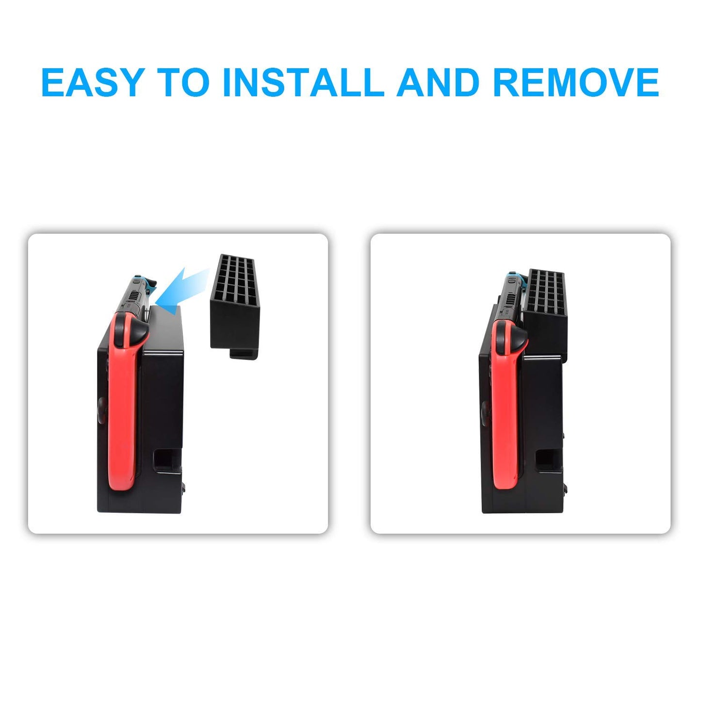 Skywin Game Card Stand for Nintendo Switch - Holds 28 Games - Durable ABS Material - Model SW-NSGCH-1 - Ideal for Dock or Standalone Use