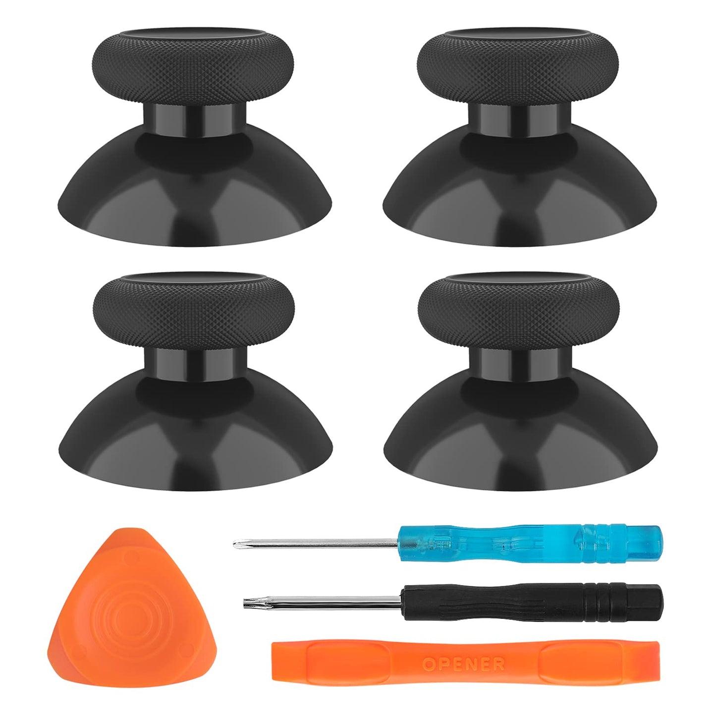 TOMSIN Replacement Thumbsticks for Xbox One/ PS4 Controllers Joysticks Repair Kit for Xbox One S (4 Pcs)
