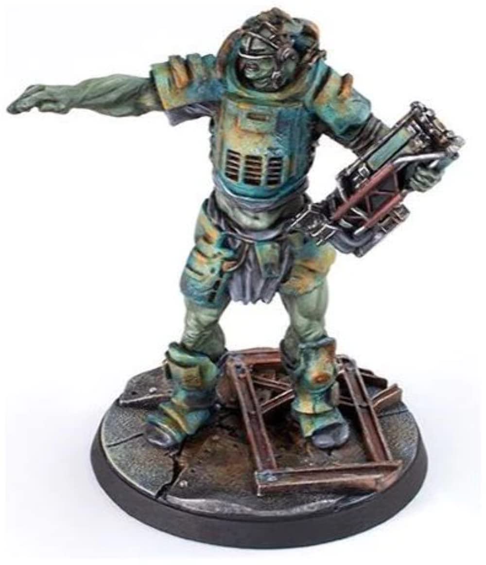Modiphius Fallout - Wasteland Warfare - Super Mutants Overlord and Fist Brown