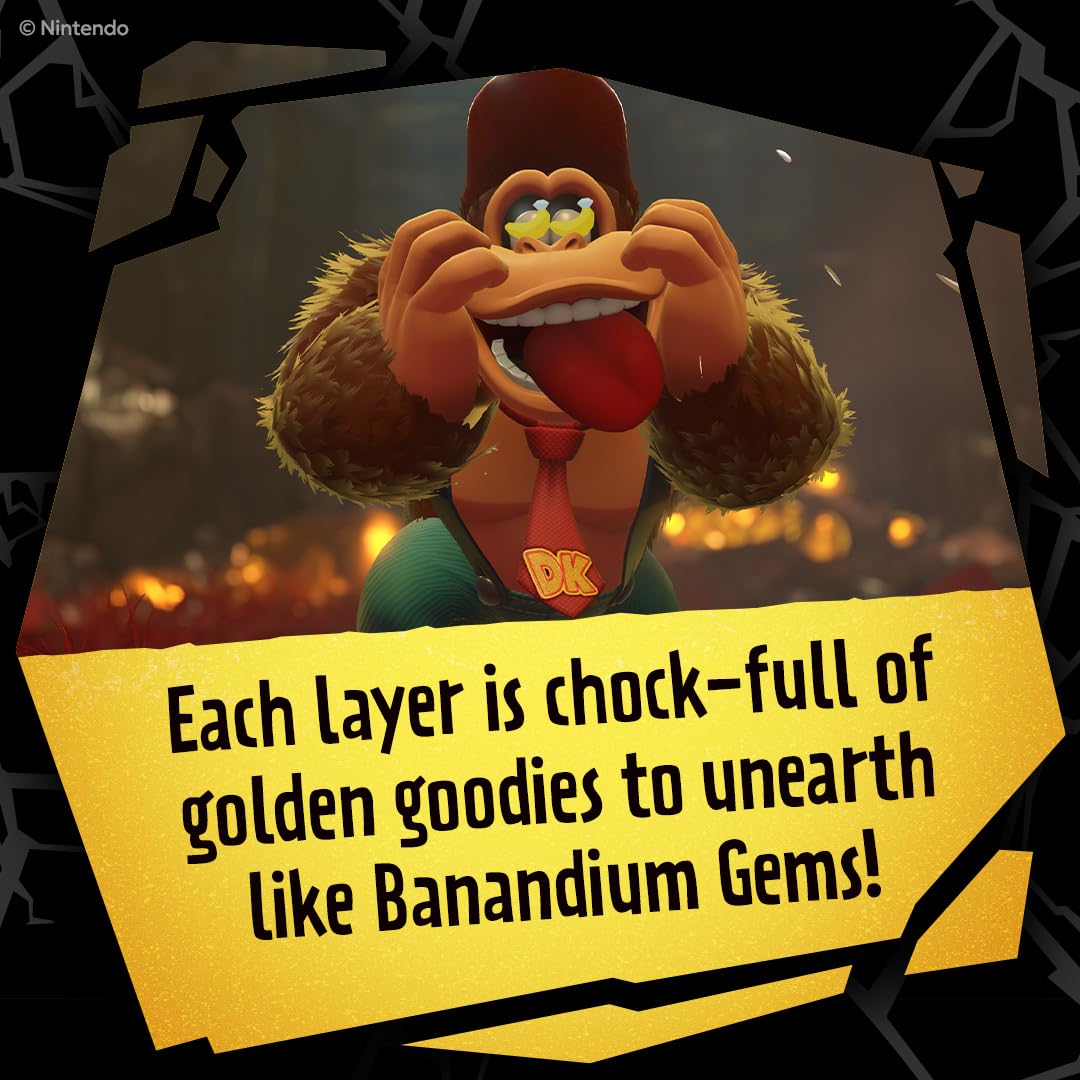 Nintendo Switch 2 Donkey Kong Bananza - Model 10016198 - Action Adventure Game