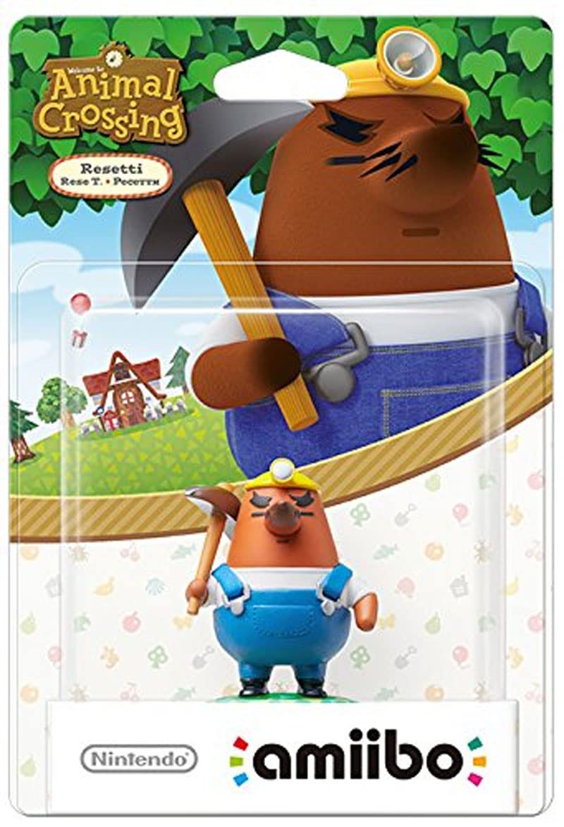 Nintendo Mr. Resetti amiibo - Wii U, Model NVLCAJAL, Collectible Figure, Mr. Resetti Color Variant