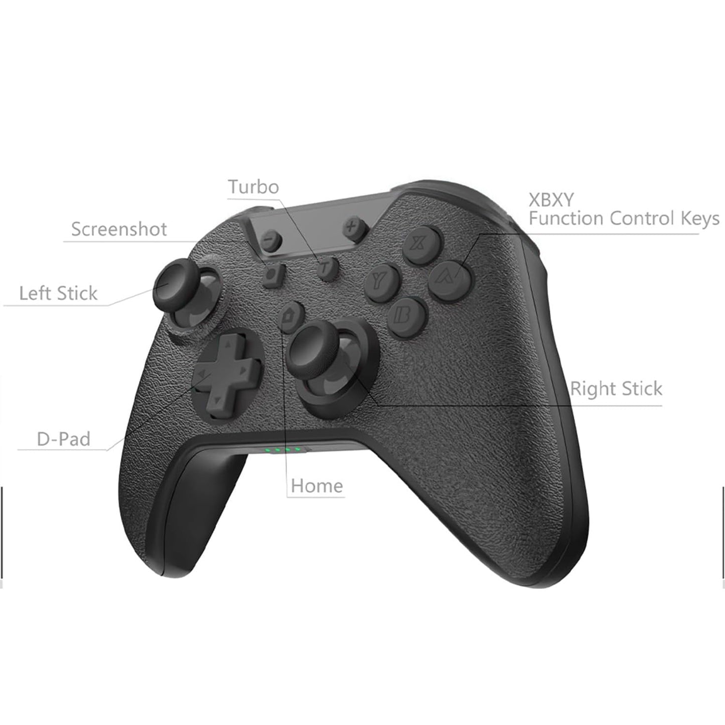 TJPD Switch Controller - Wireless Game Controller for Nintendo Switch, Ergonomic Design, Responsive Controls