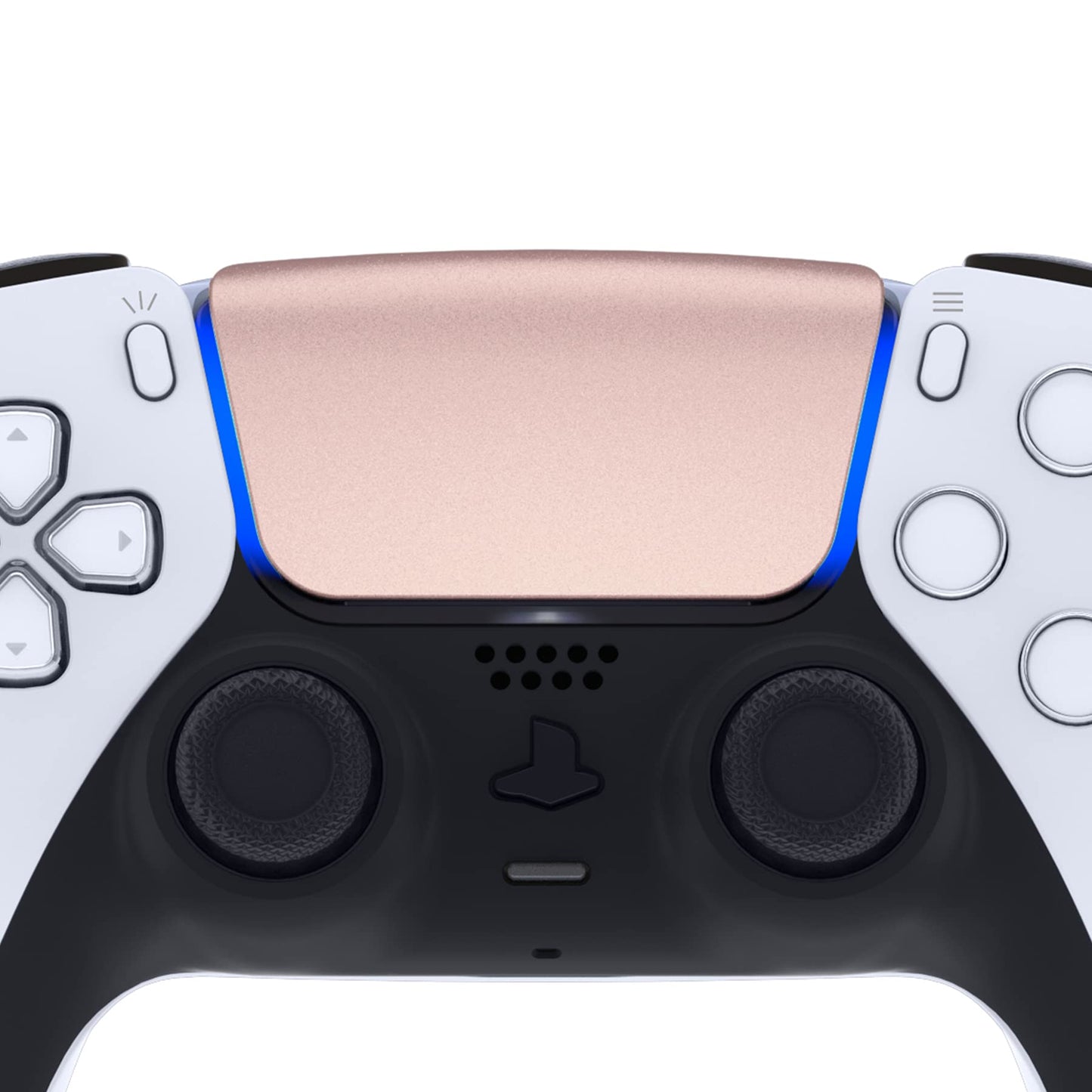 eXtremeRate Replacement Touchpad Cover for PS5 Controller - Metallic Rose Gold, Model JPF4040
