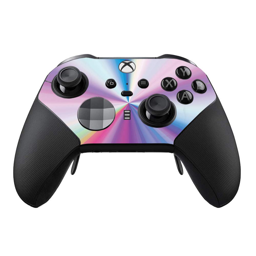 MightySkins Skin Compatible with Xbox Elite Series 2 Controller - Rainbow Zoom | Protective Durable and Unique Vinyl Decal wrap Cover | Easy to Apply Remove and Change Styles | Made in The USA