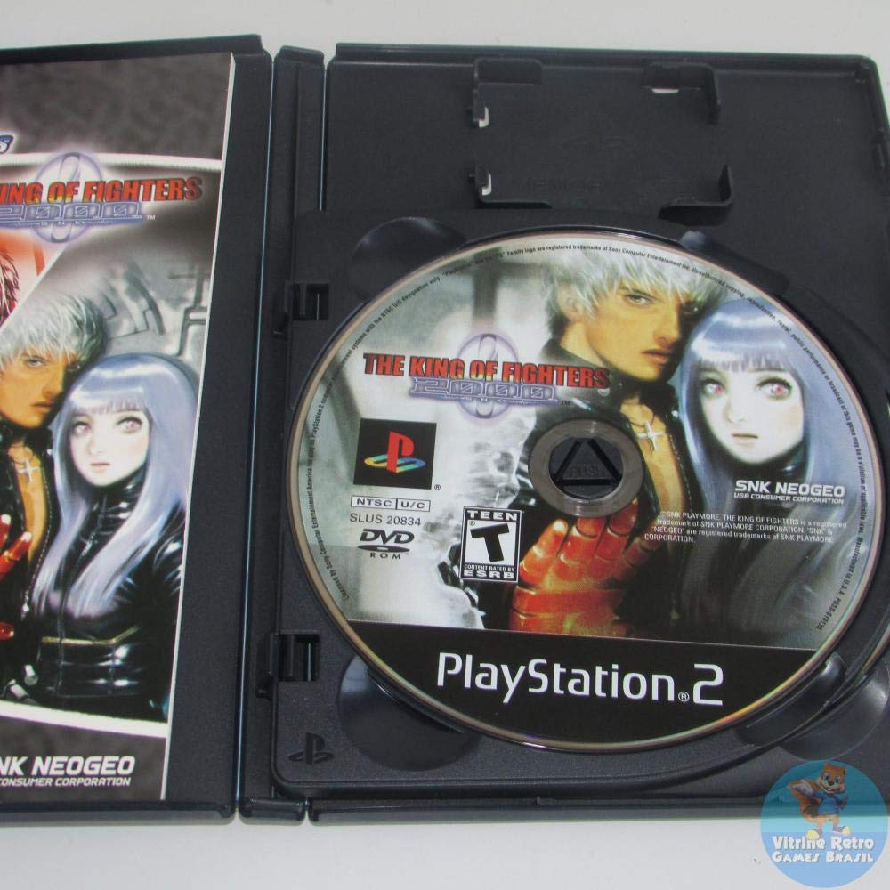 SNK King of Fighters 2000 & 2001 for PlayStation 2 - Classic Fighting Game, Model 828862200013