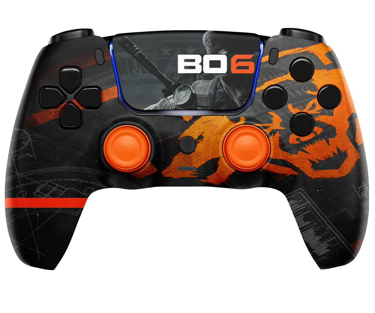 MODDEDZONE M Series Custom Wireless Controller Compatible with PS5 - Exclusive and Unique Design| Customized in the USA| (6th Edition)