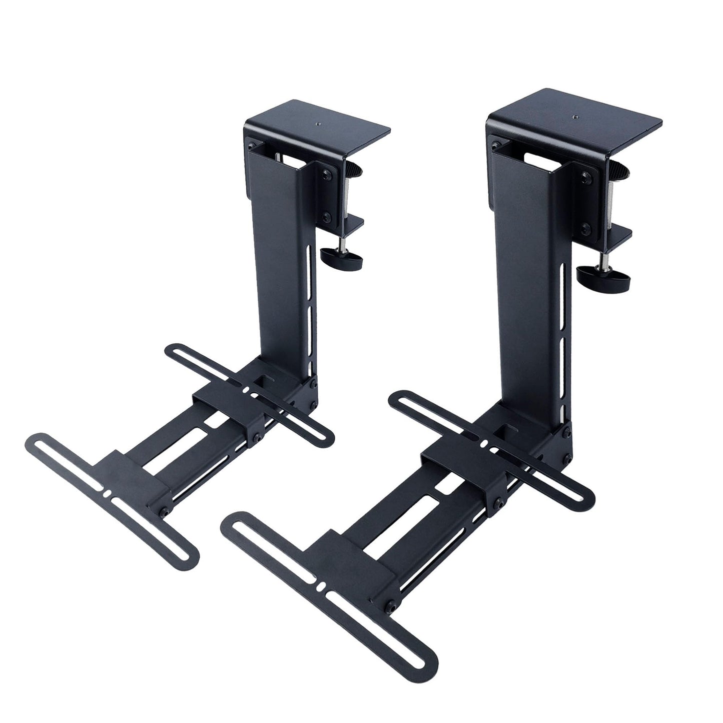 XRhinorth 2PCS Hotas Mount Flight Sim Desk Mount for Flight Joystick Throttle Heavy Metal Stand for Logitech X52/X52 Pro/X55/X56/X56 Rhion for Thrustmaster T16000M/TWCS/T Flight Hotas/TCA(2PCS)
