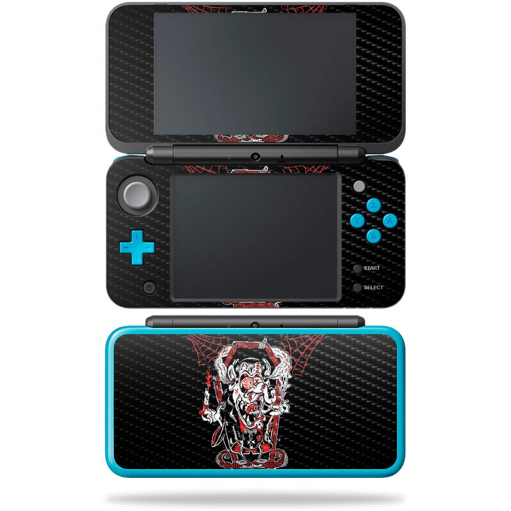 MightySkins Carbon Fiber Skin for Nintendo New 2DS XL - Swag | Protective Durable Textured Carbon Fiber Finish | Easy to Apply Remove and Change Styles | Made in The USA Model: CF-NI2DSXL-Crackula