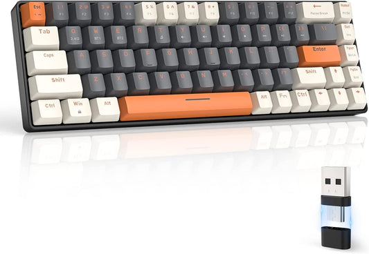 Varna Pro : Mechanical wireless keyboard: Body Color: Gray, switch Red