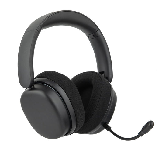 EPOMAKER G7 Pro Wireless Gaming Headset - Dual Mode BT5.3 & 2.4GHz, 7.1 Surround Sound, 80+ Hour Battery, RGB Light, Black