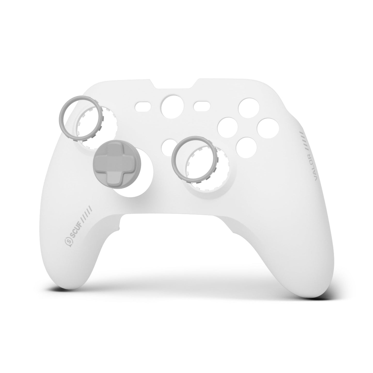 SCUF Valor PRO Controller Removeable Faceplate Cover Kit - Magnetic Attachment, Anti-Friction Rings - White