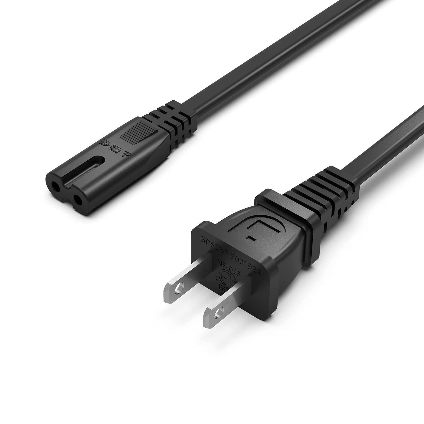 Superer 4 ft AC Power Cord Fit for Xbox Series X S Xbox One X S Sony PS5 PS4 PS3 PlayStation 5 4 3 Slim for Samsung LG TCL Sony Apple Insignia Sharp Smart TVs Universal Cable Replacement