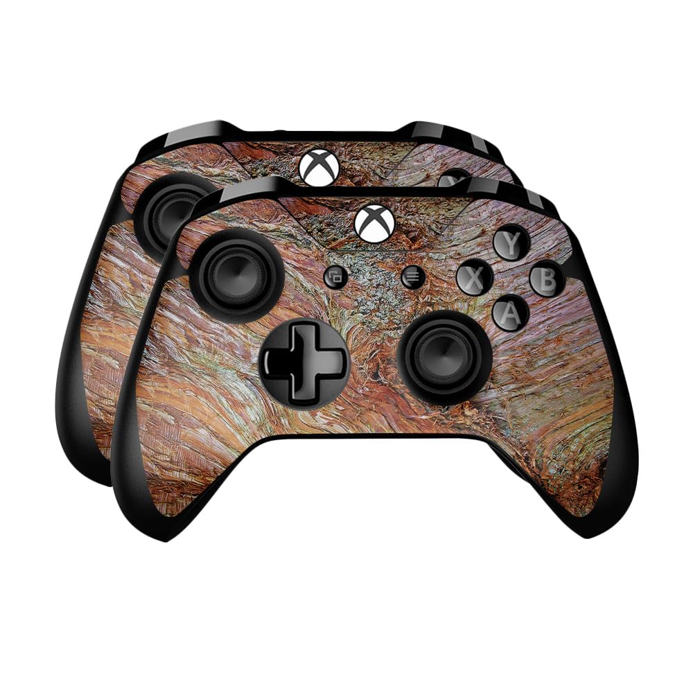 Skin Compatible with Microsoft Xbox One Controller (2 Pack) - Woodlands - Premium 3M Vinyl Protective Wrap Decal Cover - Easy to Apply | Crafted in The USA by MightySkins