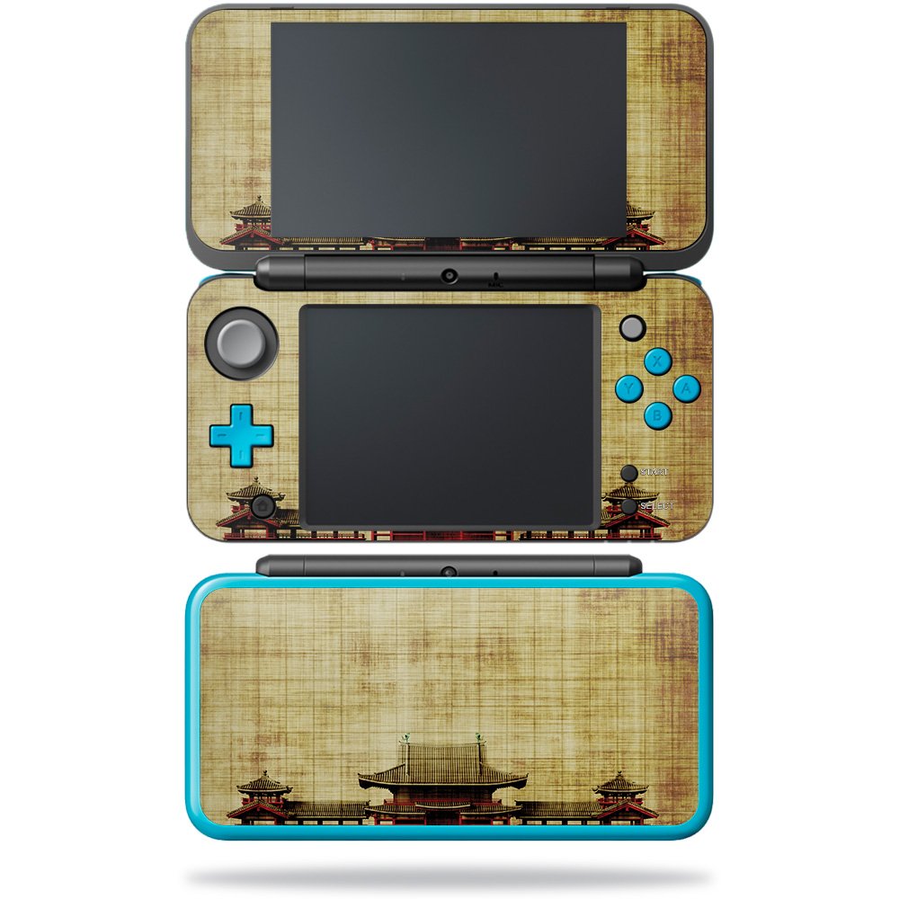 MightySkins Skin Compatible with Nintendo New 2DS XL - Japanese Pagoda | Protective, Durable, and Unique Vinyl Decal wrap Cover